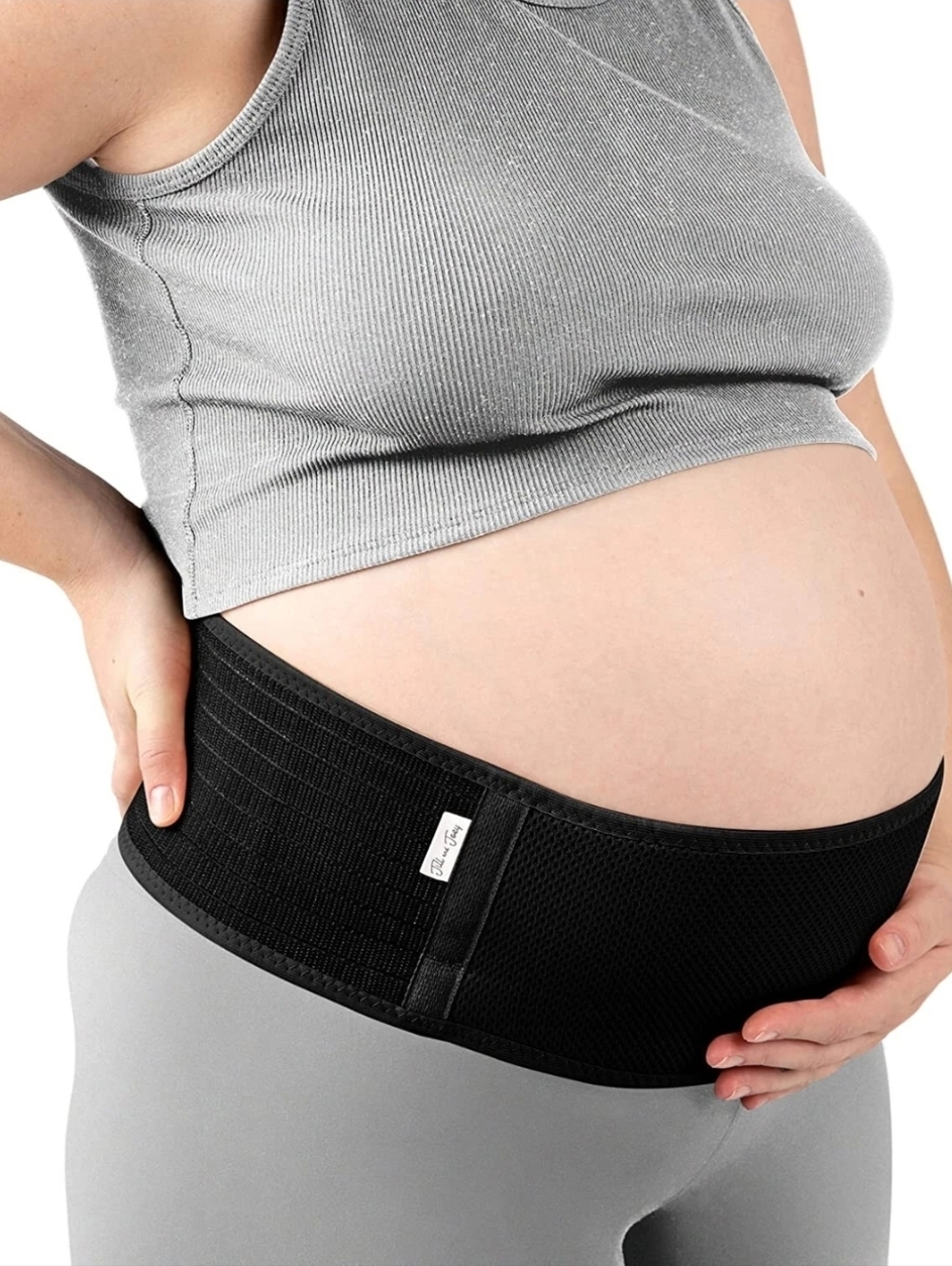 Maternity Belt, Pregnancy Belt, Black, Medium New In Box Size Medium